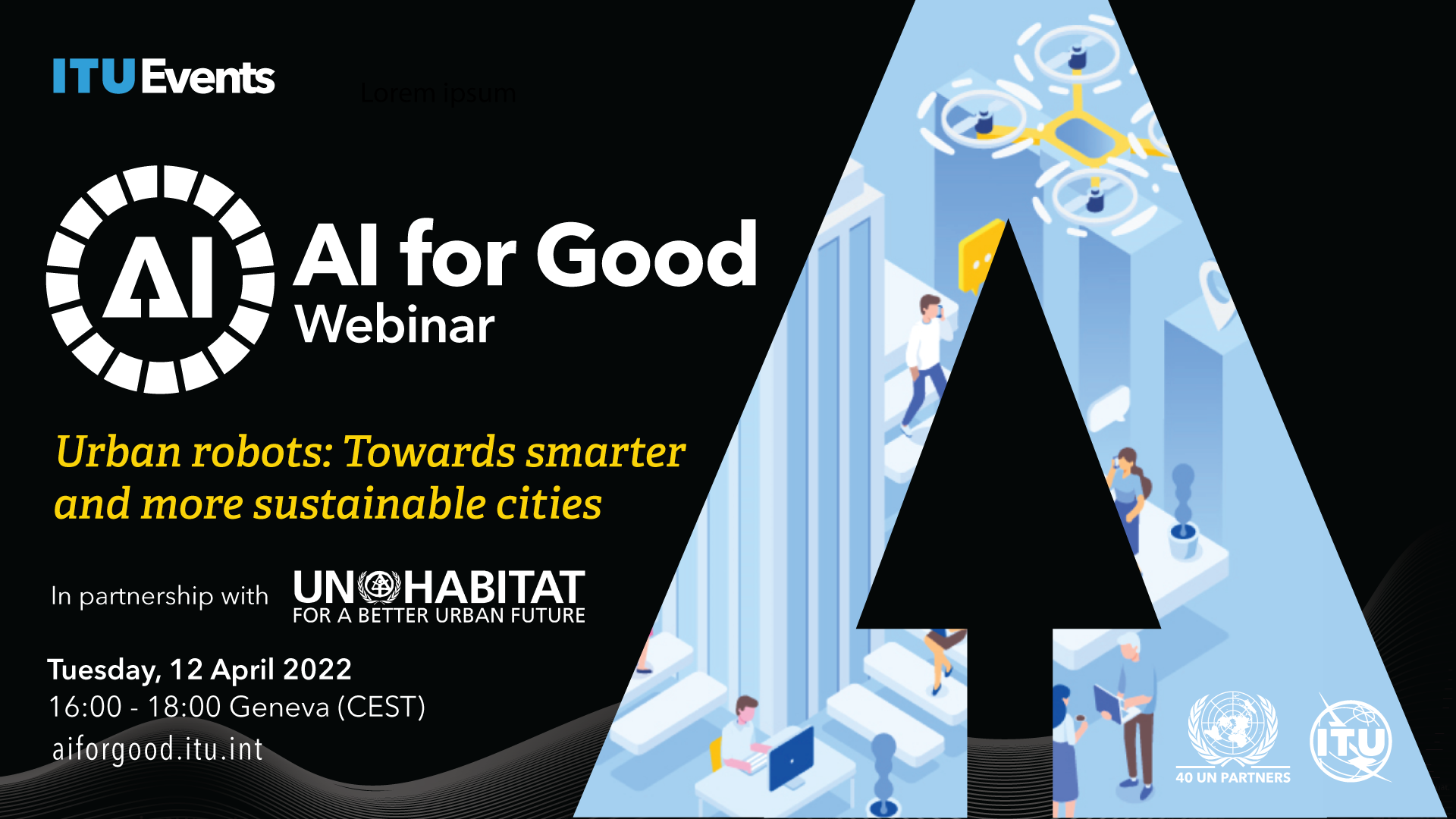 AI for Good 웨비나 <도시로봇: 스마트하고 지속가능한 도시를 향해> 개최